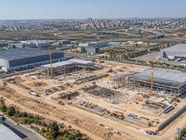 אילוסטרציה איזור תעשייה