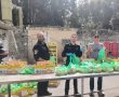 שוטרי ומתנדביי תחנת רמת גן-בני ברק סייעו לעמותות לקראת חג הפסח