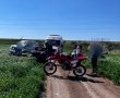 רוכב אופנוע נפצע בתאונה עצמית בשטח סמוך לקרית גת 