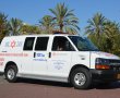 רוכב אופנוע נפגע מרכב בכניסה לבאר שבע מצבו בינוני 