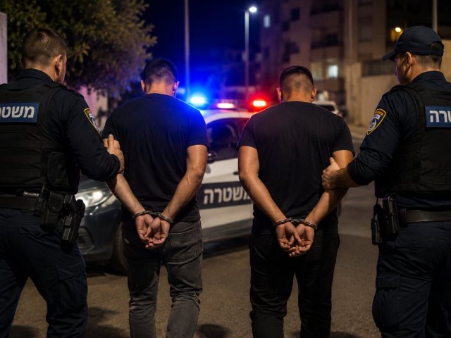 אילוסטרציה מעצר חשודים