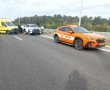 תאונה בכביש 6 סמוך למחלף קריית גת: שלושה נפגעים